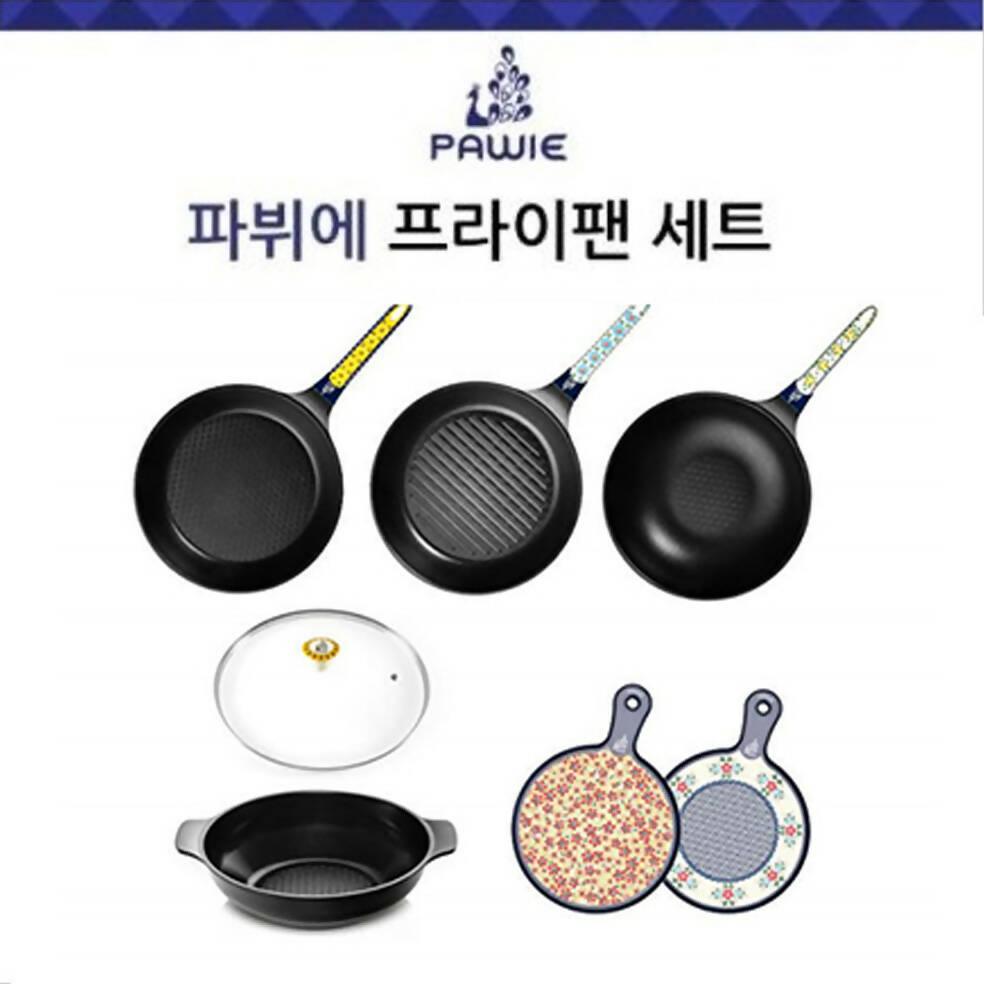 [미국맘쇼핑] 파뷔에 프라이팬 5종 세트 + 양면 항균도마 포함